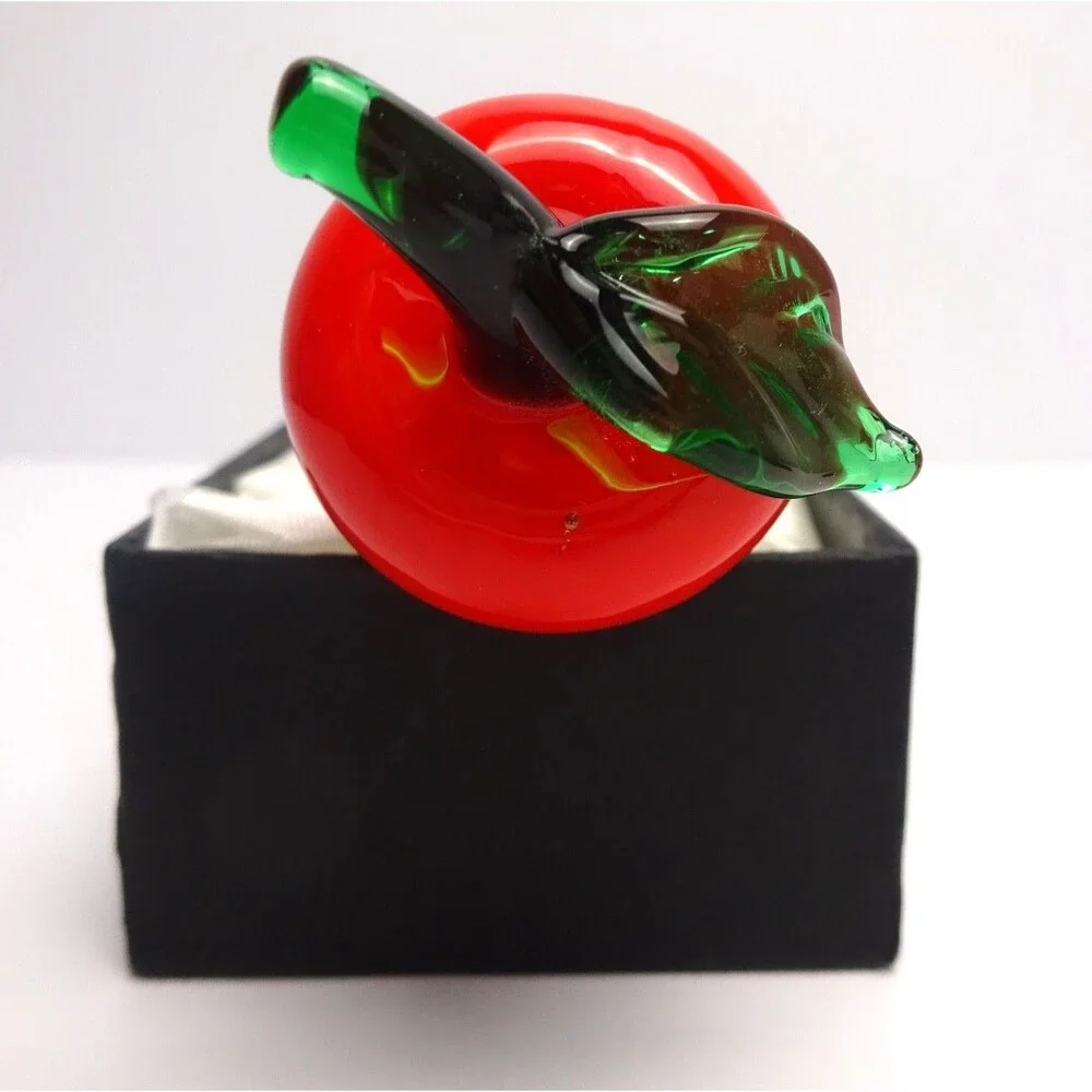 LSARTS Glass Apple Wine Stopper 🍏 Gift Box Included